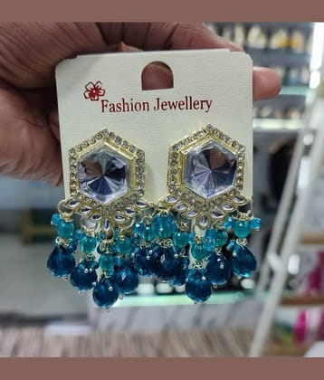 Padmavati Bangles Yellow Chandbalis Earrings ( Pack of 1 ) Padmavati Bangles Yellow Chandbalis Earrings ( Pack of 1 )