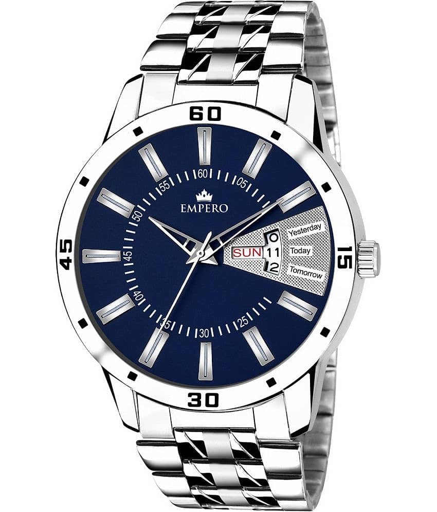 EMPERO - Silver Stainless Steel Analog Men's Watch