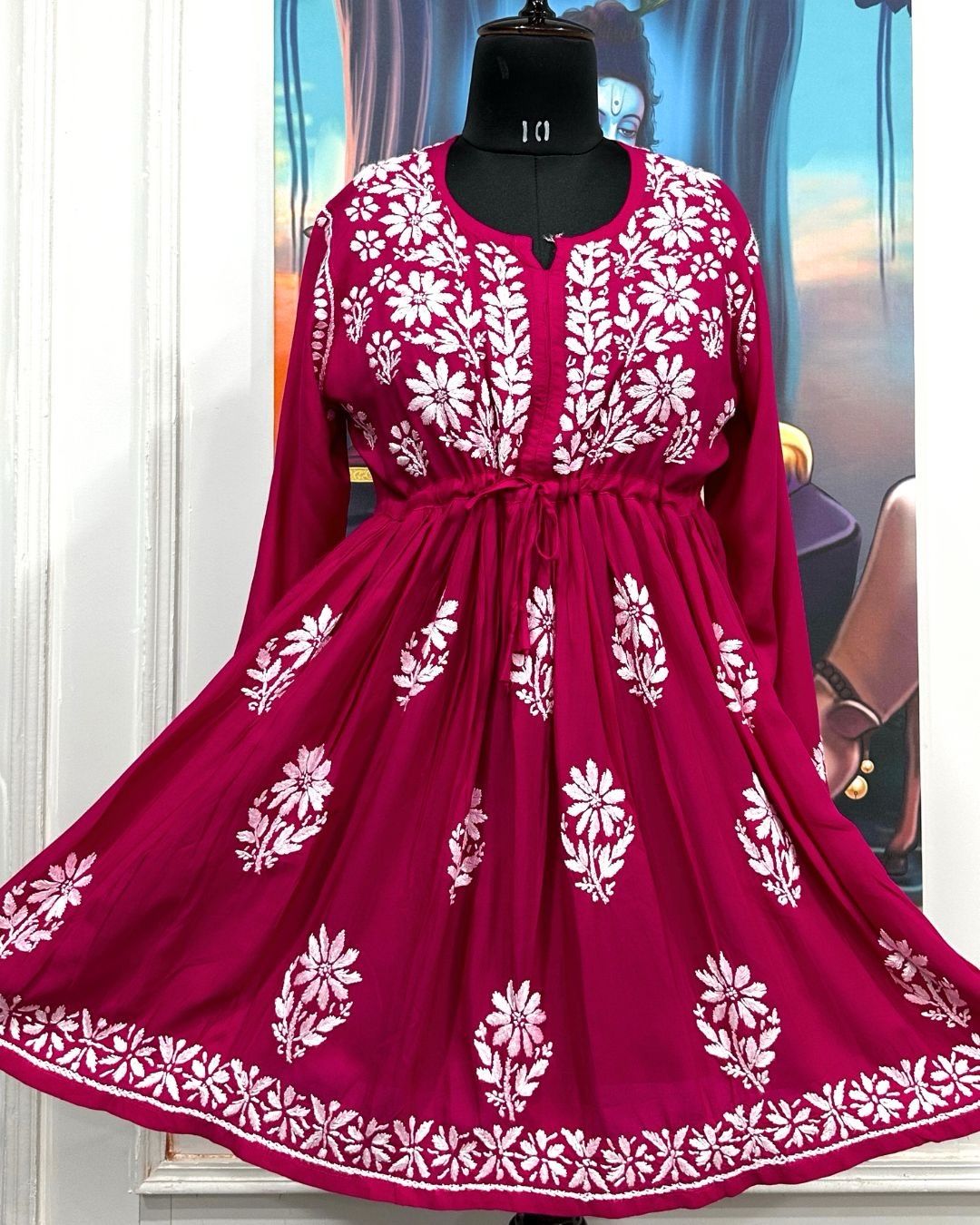 Modal gown style short kurti