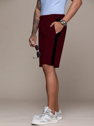 Young trendz Solid Mens Regular CNS Shorts (Maroon)-S