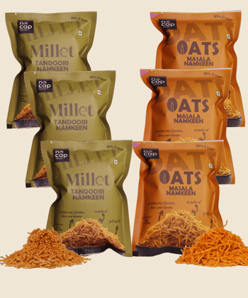 Combo | Millet Namkeen 50g (3) & Oats Namkeen 50g (3) Combo | Millet Namkeen 50g (3) & Oats Namkeen 50g (3)