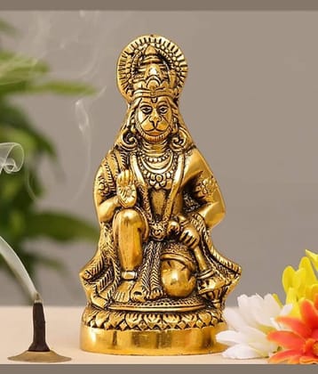 Shri Astha Vinayak Iron Lord Hanuman Idol ( 7.5 cm )