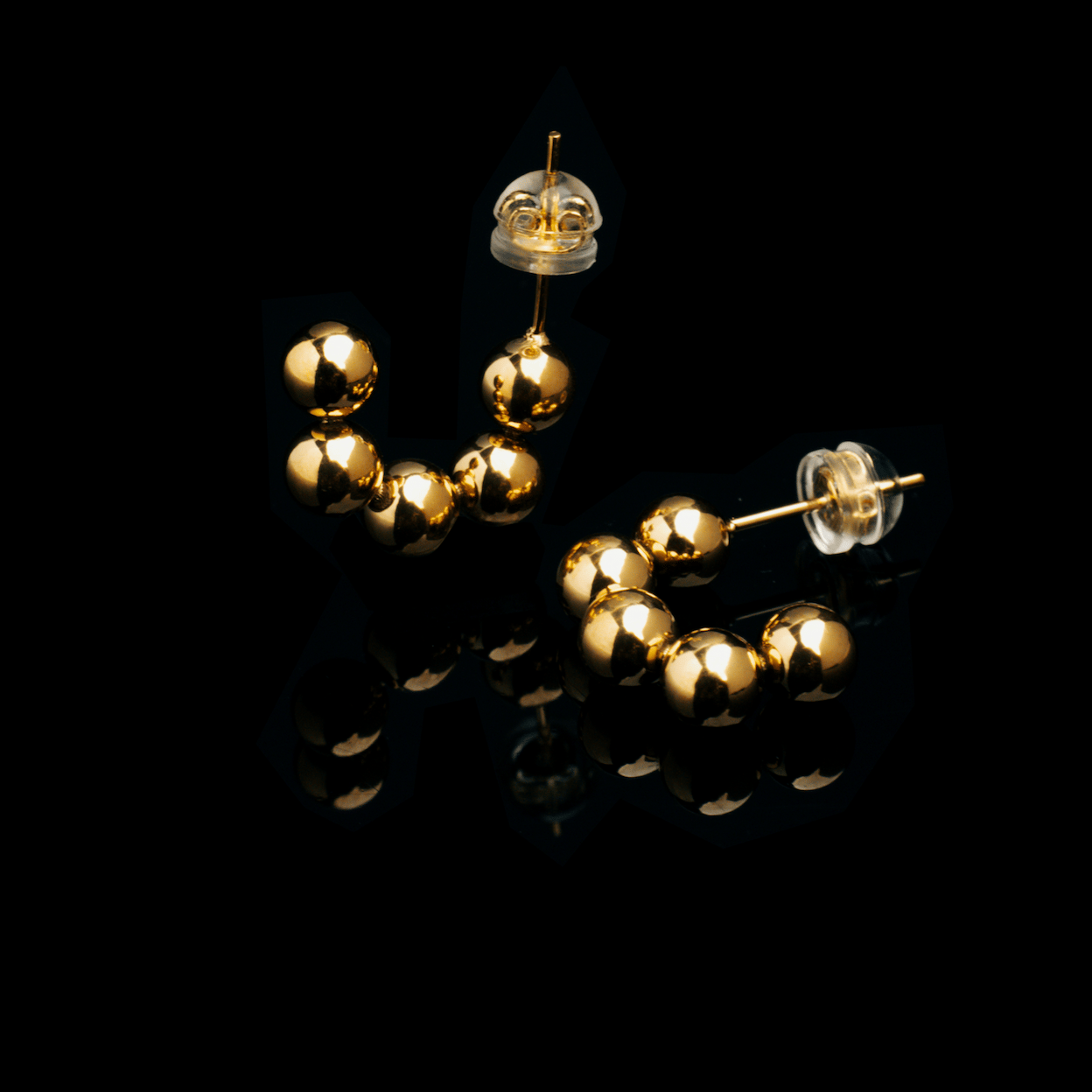 Dot Earrings-Gold