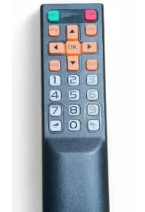 Free Dish Sd Set Top Box Remote Control, Black, Dth Remote,replacement Remote for Sd Only, Not Compatible With Hd