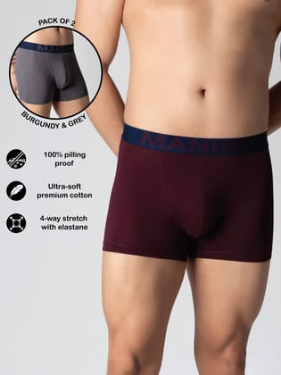 Cotton Trunks Pack of 2-S