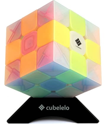Cubelelo Drift Jelly Edition Speedcube Magic Cube Puzzle Toy (3x3)
