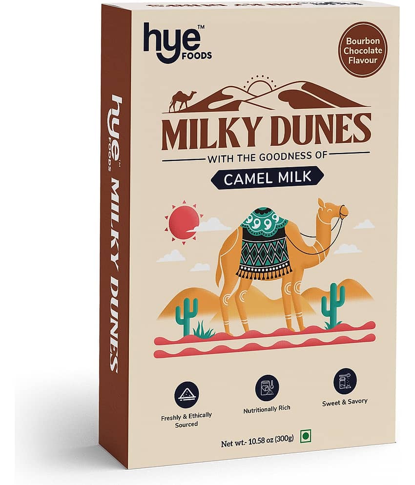 HYE FOODS Milky Dunes | Made From Camel Milk | Bourbon Chocolate Flavoured Milk 300 g