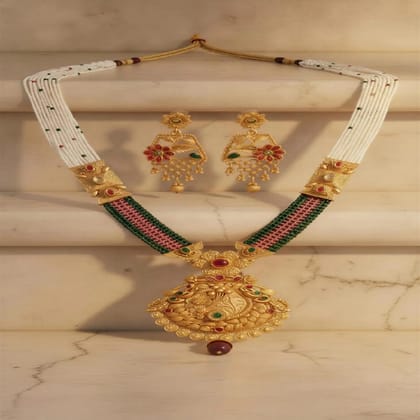 Elayne Rajwada Floral Heritage Necklace Set