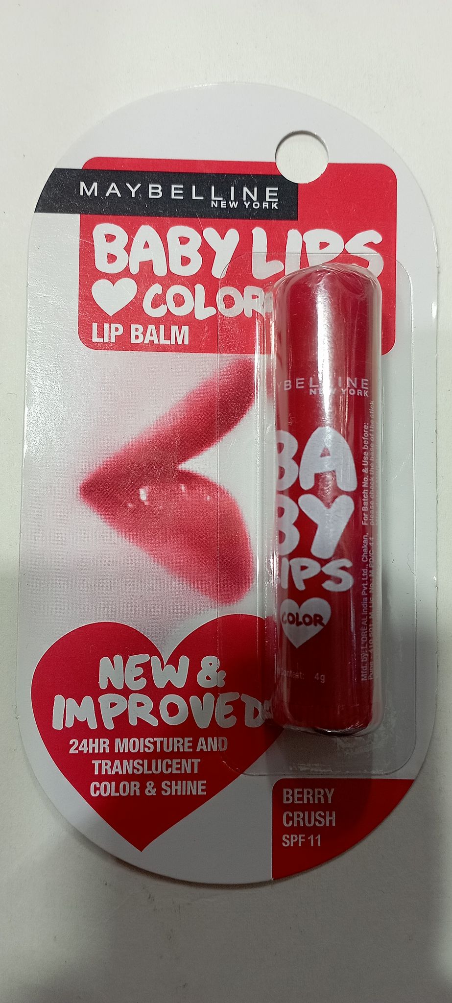 Maybelline baby lips color 4g