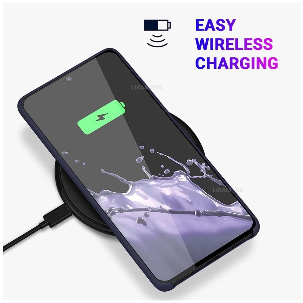 LIRAMARK Liquid Silicone Soft Back Cover Case for Samsung Galaxy S20 Ultra / S20 Ultra 5G