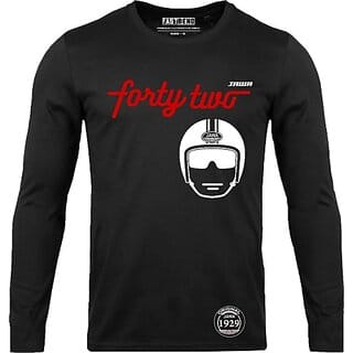 FastB Men Printed, Typography Round Neck Black T-Shirt