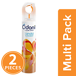 Odonil Room Air Freshener Spray - Sandal Bouquet, 2 x 220 ml Multipack