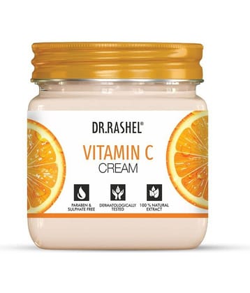 DR RASHEL Vitamin C Face and Body Cream for smoothing for all skin types (380 ml, Pack of 1)