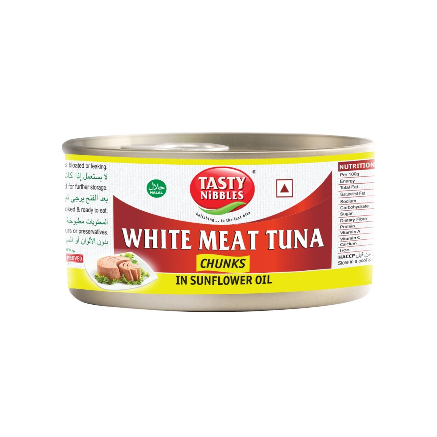 White Meat Tuna Chunks In Sunflower Oil 185g