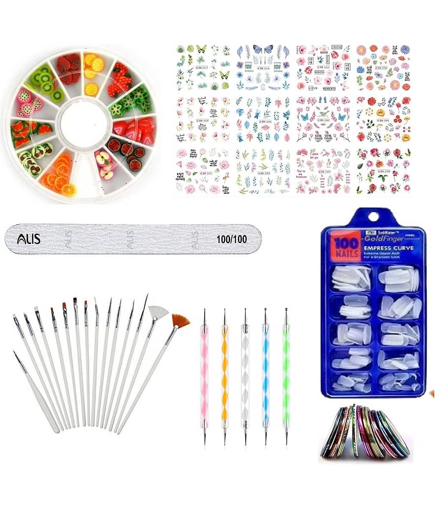 Lenon 7 Item Nail Art Combo Nails 10 g