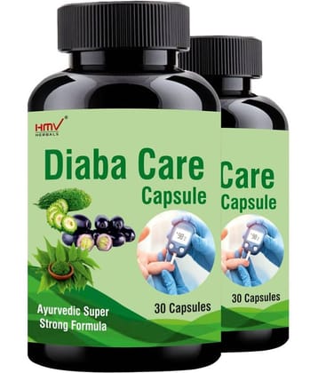 Hmv Herbals Diaba Care- Herbal Sugar Control Capsule 60 No.S Pack of 2