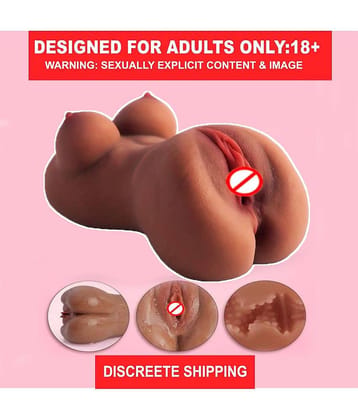 Sex Doll Male Masturbation Cup Erotic Sex Toy Pocket Pussy Sex Torso With Big Boob Realistic Vaginal And Anus For Male Pleasure sexy doll toy women
