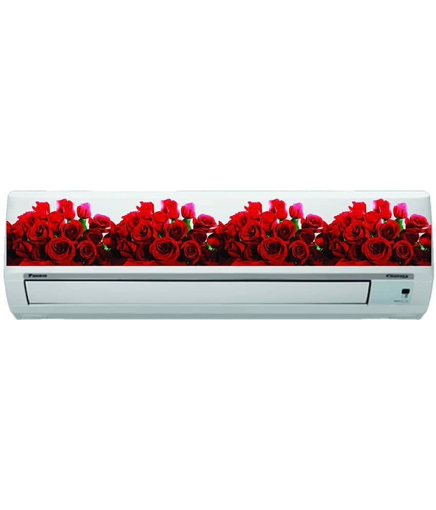 Decor Villa Red rose design Floral Sticker ( 17 x 90 cms )