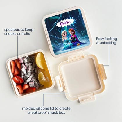 Custom Snack Box & Lunch Box for kids - Frozen Design-Snack Box