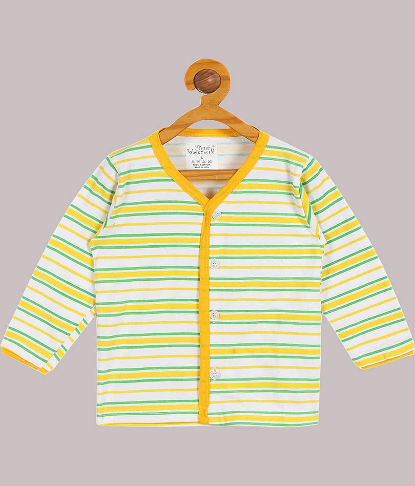 Babeezworld Pack of 1 Baby Boys Cotton Shirt ( Yellow )