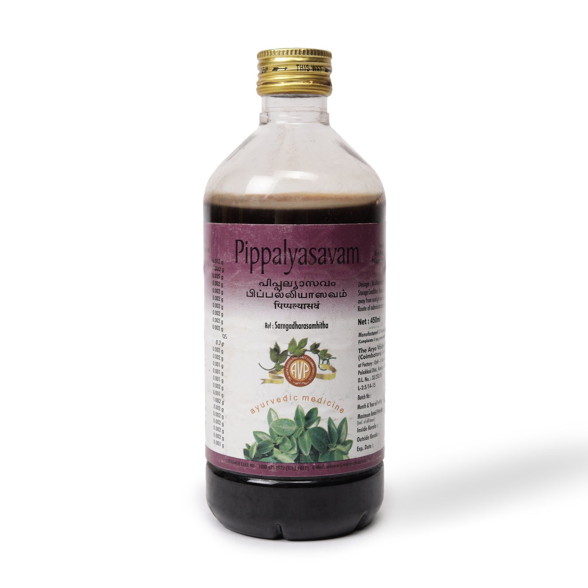 Pippalyasavam 450 ML