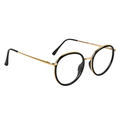 TERRY & CO Zero Power Blue Cut Eyeglasses | Metal Frame | Anti-Reflective, UV Protection, Lightweight | Spring Hinges | Unisex