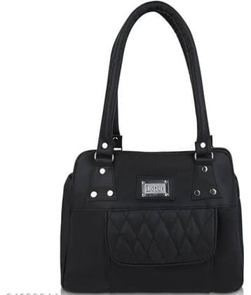 The monaina crapt Shoulder Bag PU Set of 1 ( Black )