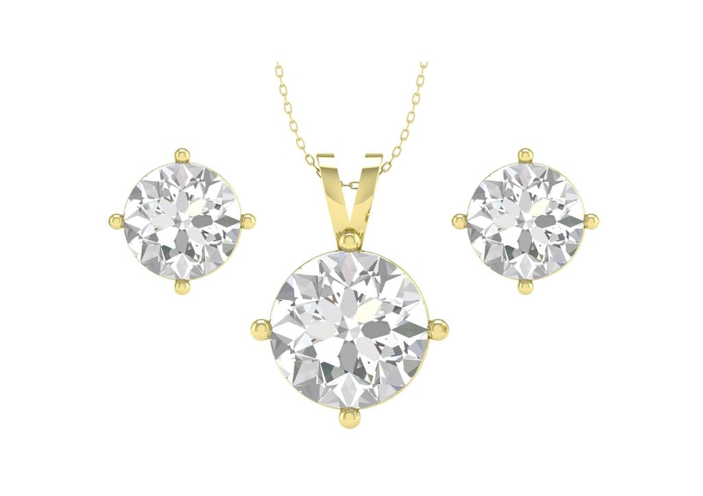 Timeless Round Solitaire Set