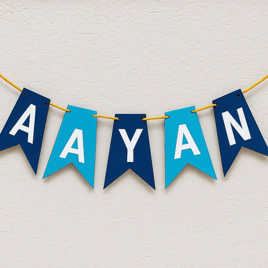 Dbeautify's DIY MDF Hanging Bunting Banner - Party and Festive Needs | Buy online on ZillyBuy