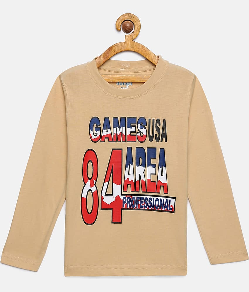 Dongli Pack of 3 Boys Cotton T-Shirt ( Multi Color )