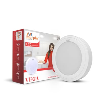 Murphy 15W Vega Round Surface Panel Light-Warm White / Pack of 1