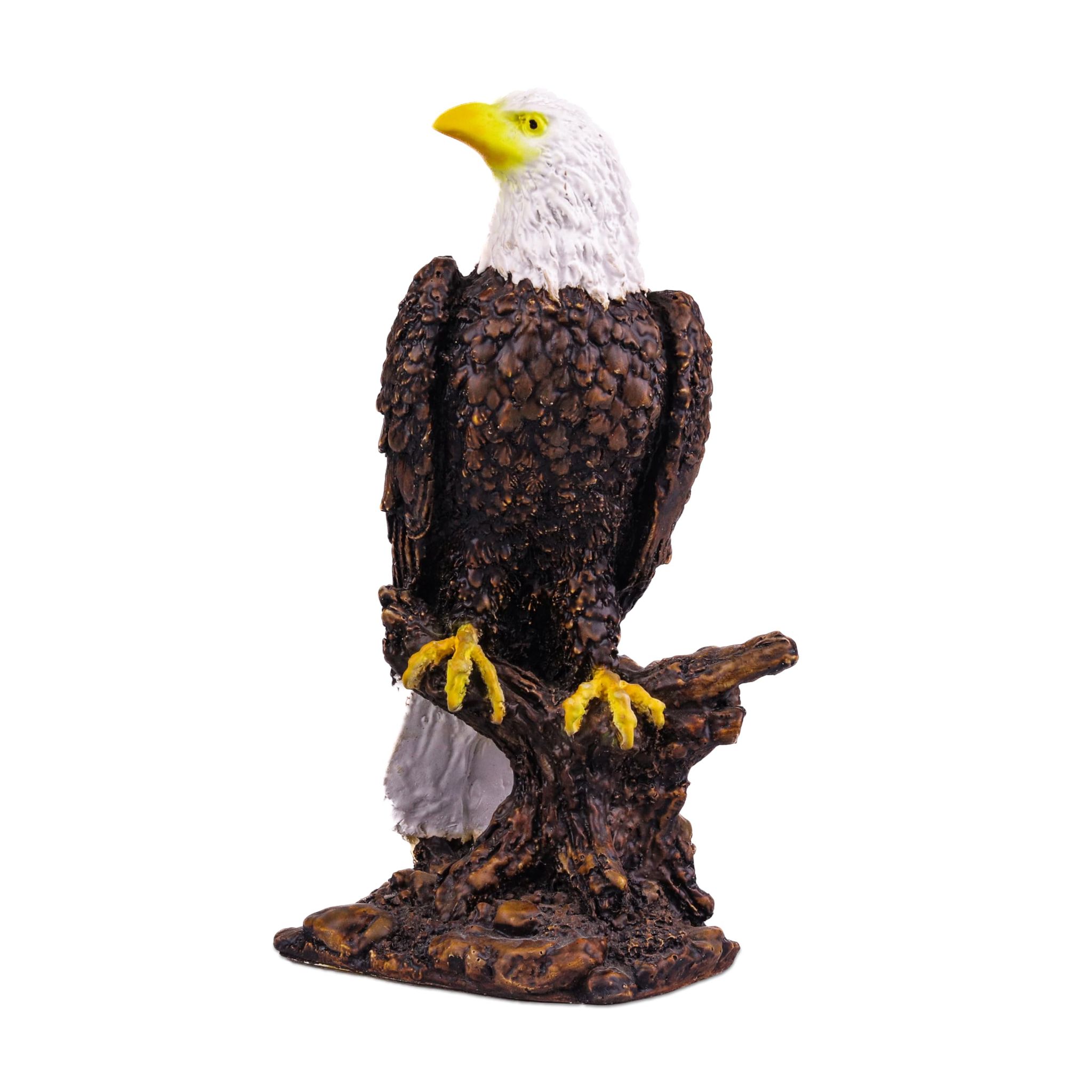 Artarium Mighty Eagle Statue Crystal Eagle Statue Feng Shui Eagle Figurines Sculptures Handmade Garuda Statue for Home Decor & Gift (Mighty Eagle)