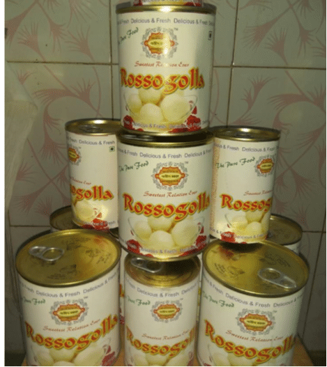 Satish Moira Canned Rosogolla, 20 Pcs, 1 Kg