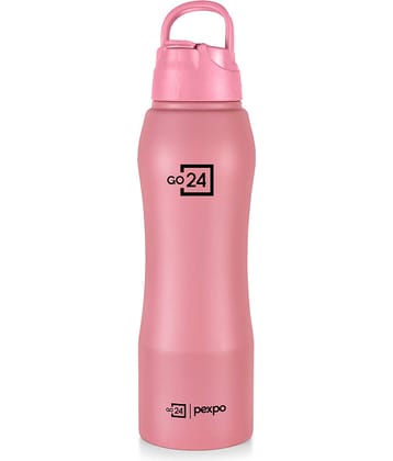 Pexpo Belly Brown Stainless Steel Fridge Water Bottle 750 mL ( Set of 1 )