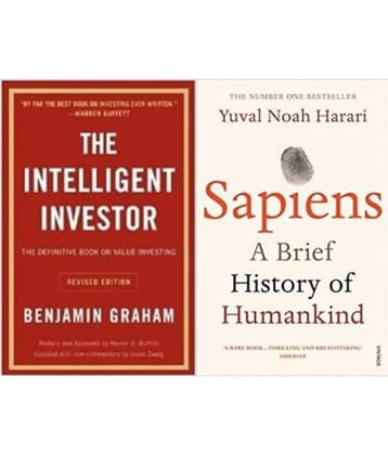 Combo Of The Intelligent Investor And Sapiens (Paperback, Yuval Noah Harari, Benjamin Graham)