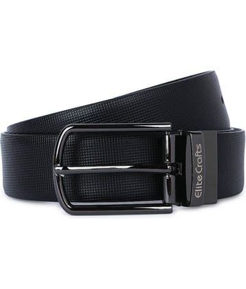 Elite Crafts - Black 100% Leather Men's Formal Belt ( Pack of 1 )
