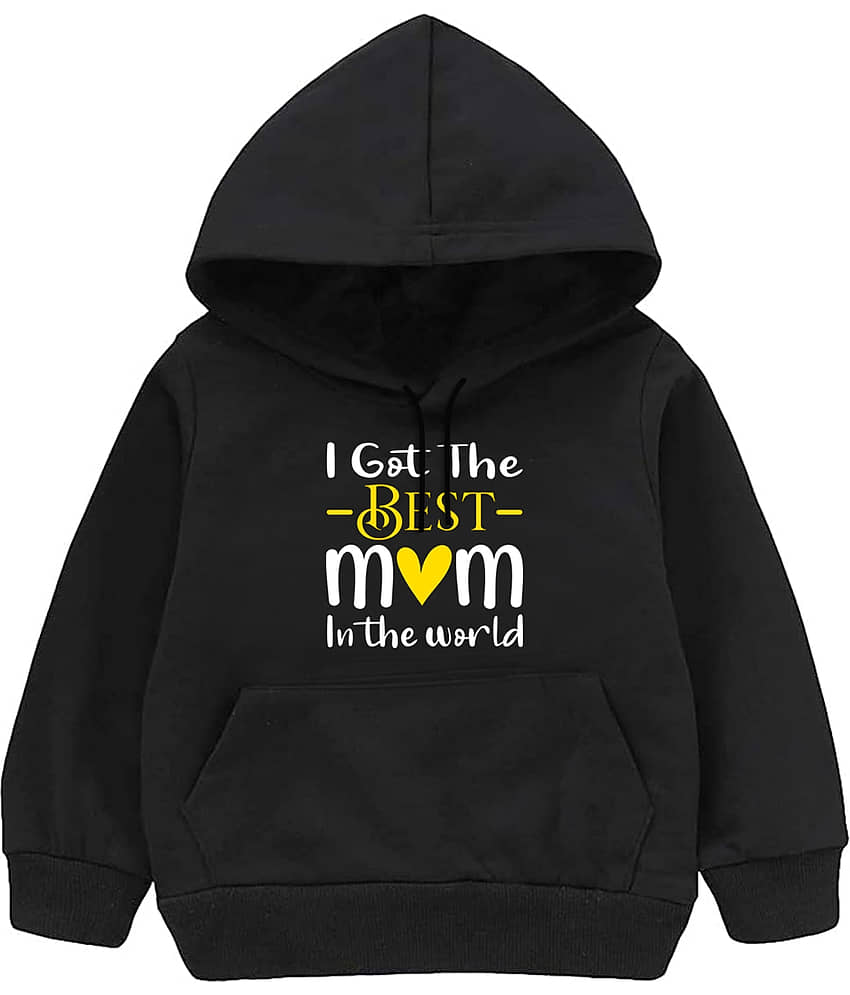COOLTEES4U Pack of 1 Boys Fleece Sweater ( Black )