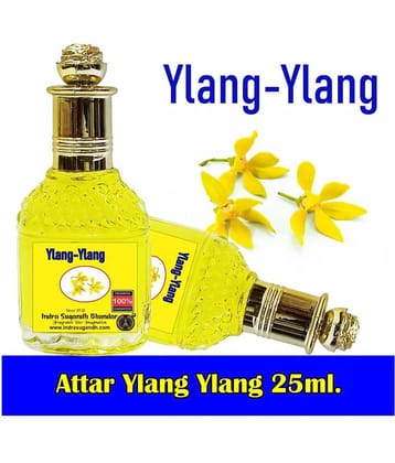 INDRA SUGANDH BHANDAR Attar For Men|Women|Pujan Ylang Ylang Rare Perfume 24 Hours Long Lasting Fragrance 25ml Rollon Pack