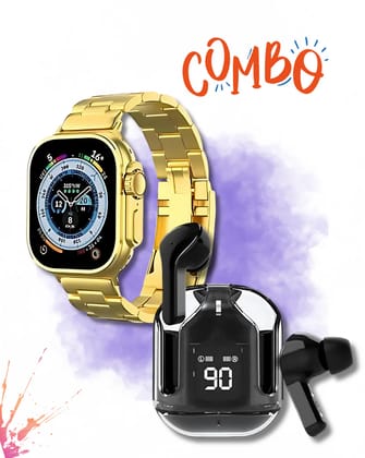 Golden Ultra With Ultra pods Max (Combo pack, Random Color)