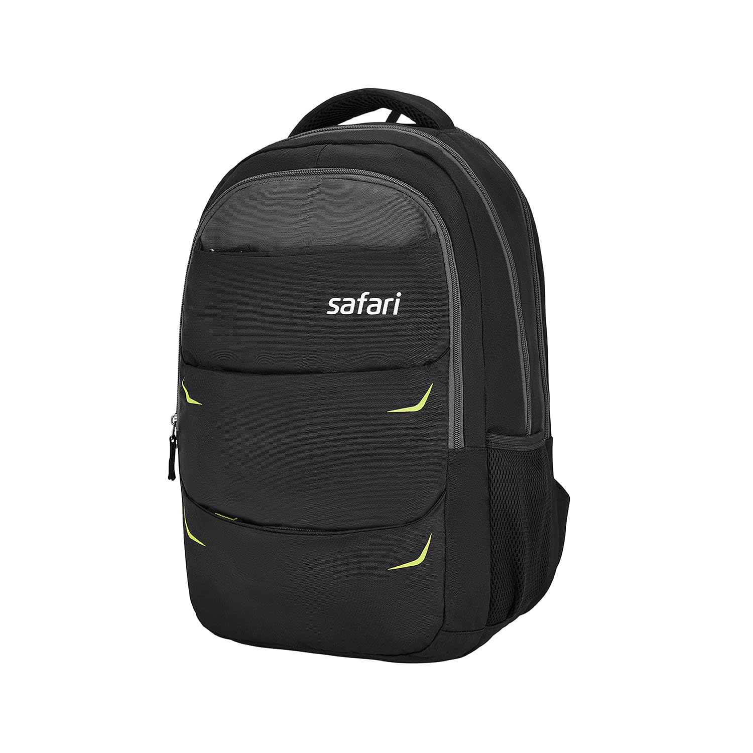 Omega Pro Laptop Backpack With Raincover, 3 Compartments, Bottle Holder, Organizer, Unisex Bag For Boys & Girls, School/College/Office/Travel Bag, Color- Black, 35L