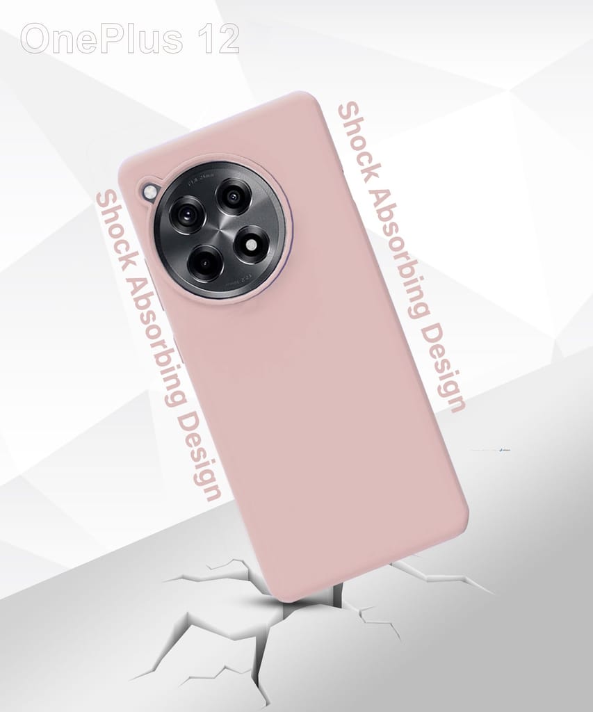 LIRAMARK Liquid Silicone Soft Back Cover Case for OnePlus 12 5G