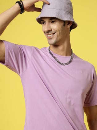 Lavender Plain Regular Unisex Tee-S / Lavender