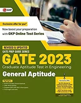 GATE 2023: General Aptitude Test in Engineering (Gate Prep Guide Series) by GKP