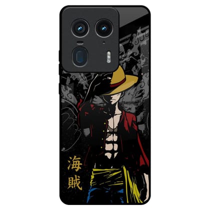 Dark Luffy Glass Case for Motorola Edge 50 Ultra 5G