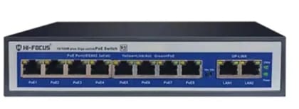 Hi-Focus HF-SGS08-120W 8 Port AI PoE Switch