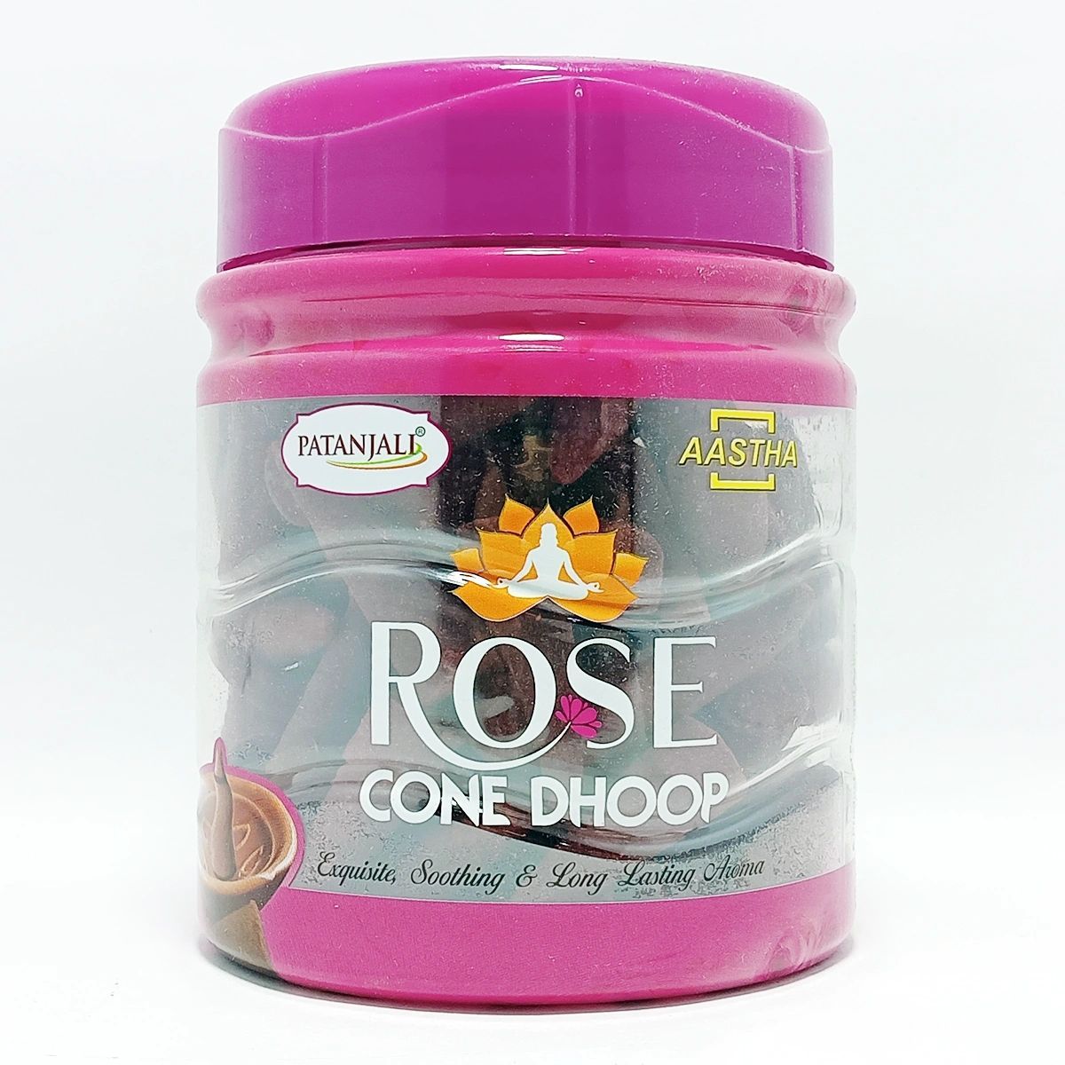 AASTHA ROSE CONE DHOOP 200GM