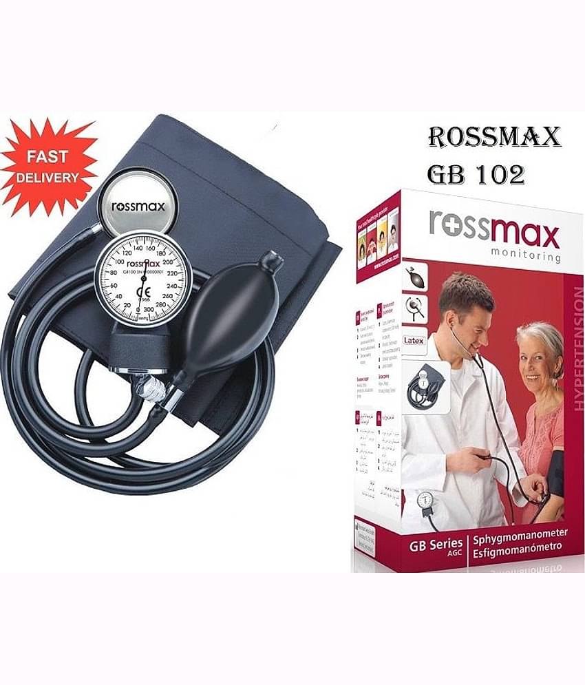Rossmax GB 102 Upper Arm Manual Blood Pressure Monitor (D-ring cuff with stethoscope)