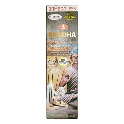 Patanjali Aastha Bambooless Agarbati Buddha 80gm