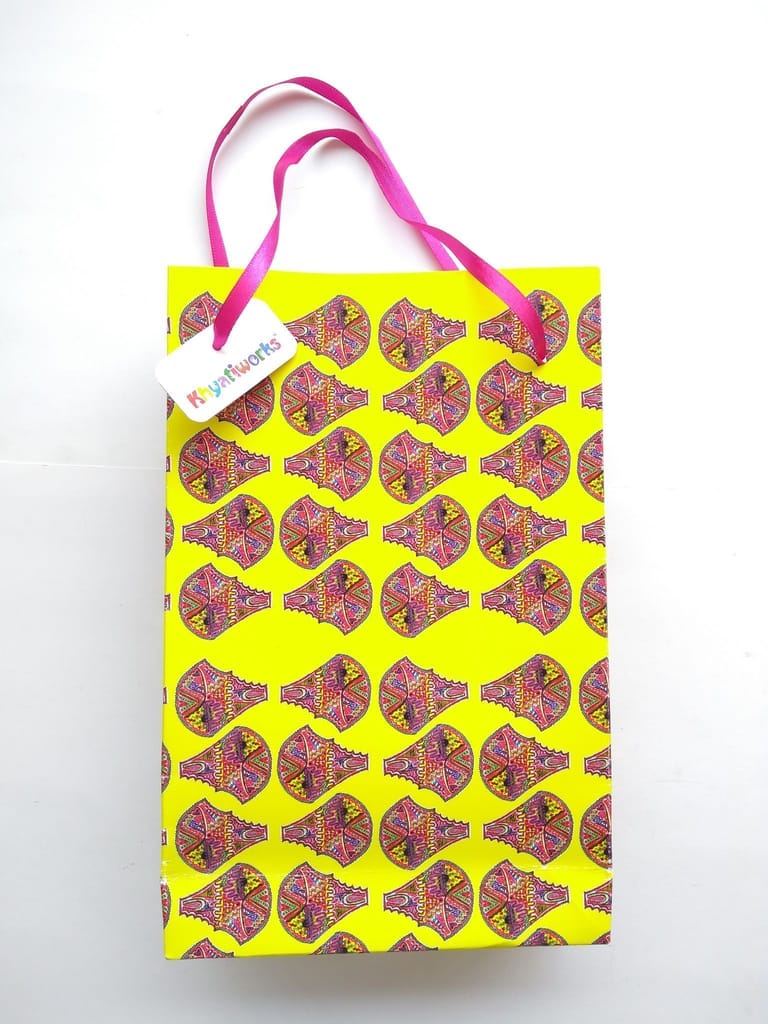 Psychedelic Yellow Gift Bag - Large - Handbags | Buy online on ZillyBuy