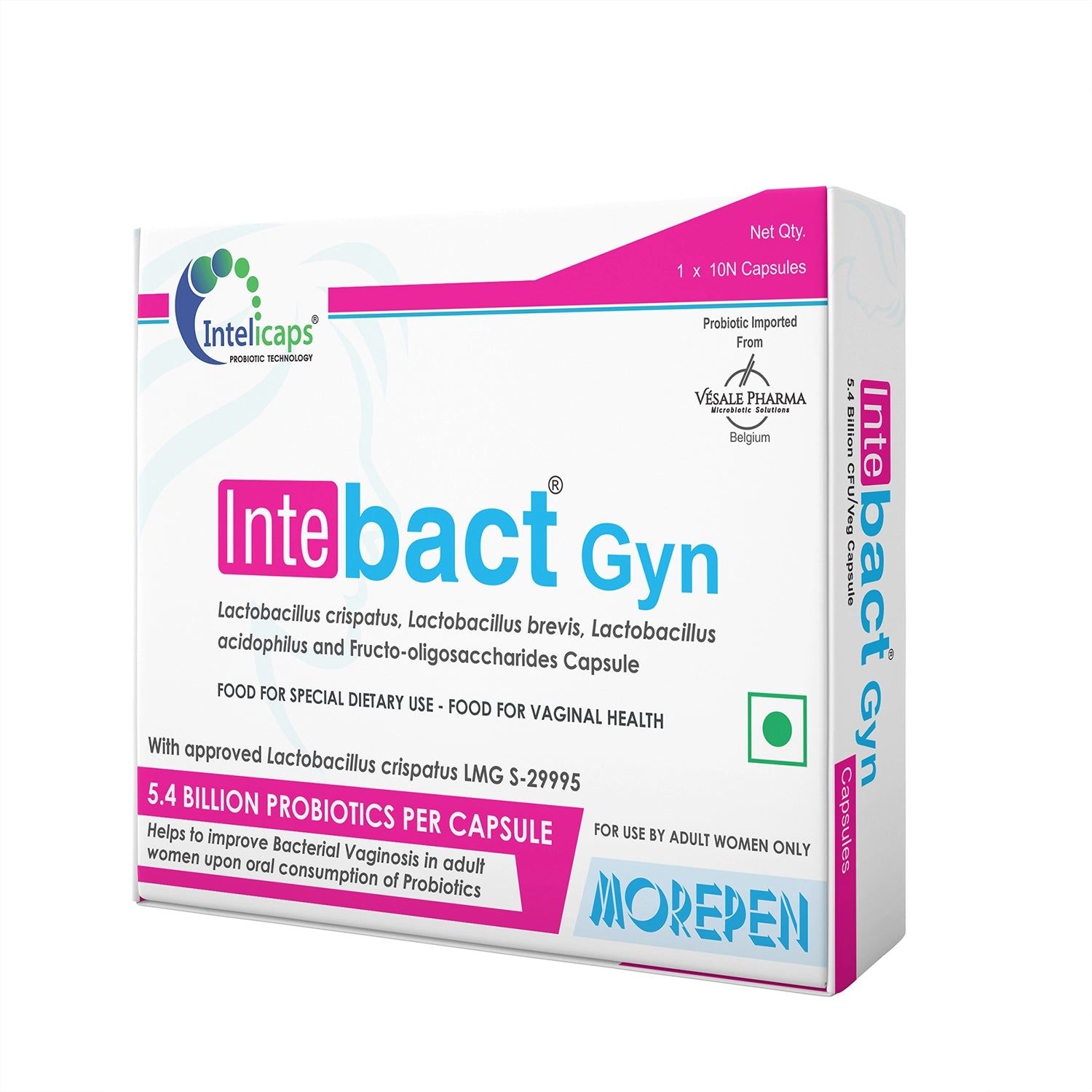 Intebact Gyn Capsule (Pack of 2-20s)